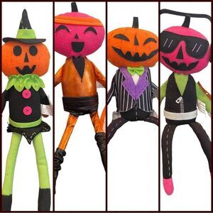 HALLOWEEN PUMPKIN‎ SHELF SITTERS, 2/$25
